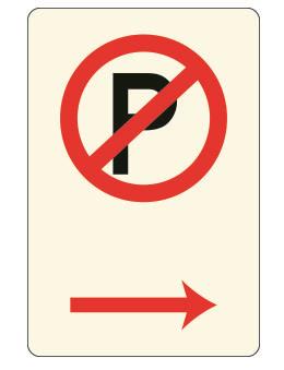 No parking sign image